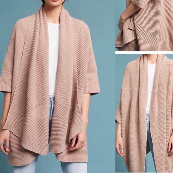 Anthropologie Sweaters - ANTHRO SLEEPING ON SNOW CONVERTIBLE OPEN SWEATER